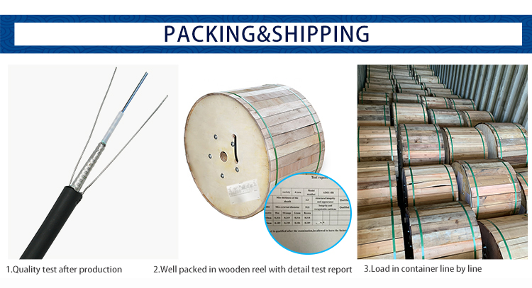 GYXTW Fiber Optical Cable 1-216 Cores G.652D Outdoor For Telecommunication