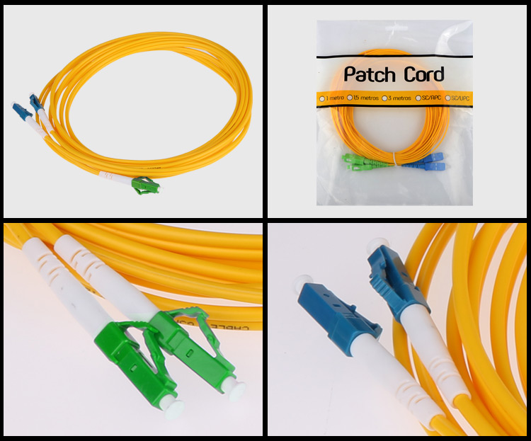 Fiber patch cord LC_UPC-LC_APC SM DX_4